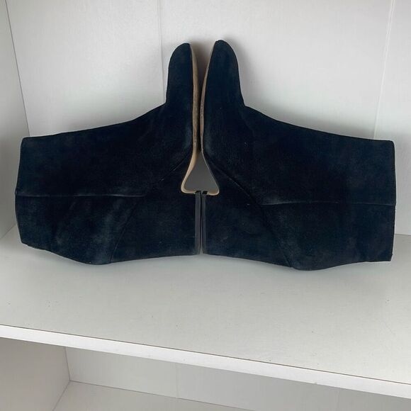 Sam Edelman Wilson Suede Ankle Boots 8.5 Black - Picture 4 of 11